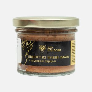 Паштет Дух Хакасии из печени марала с вяленым перцем 85г
