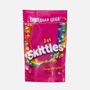 Драже Скиттелс Попробуй радугу 2в1 пл/уп 70г