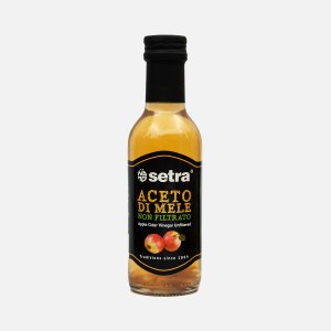 Уксус Сетра яблочный натуральный нефильтрованный 4% ст/б 250мл