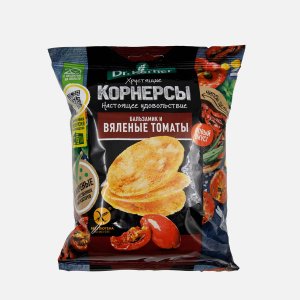 Чипсы Др Корнер Корнерсы кукурузно- рисовые с вял томат/бальзамиком 50г