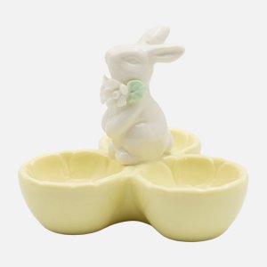 Подставка для яиц Заяц L10,5 W10,5 H9,5см фарфор 816321