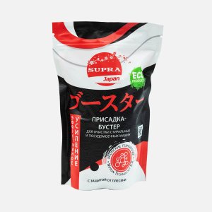 Порошок Супра Присадка-бустер д/очистки стир/посудом машин 25шт