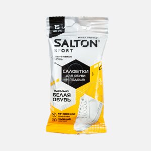 Салфетки Салтон Спорт влажные д/белой обуви/подошв 15шт