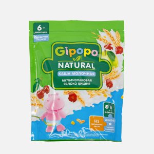 Каша Гипопо Мультизлаковая Яблоко/вишня молоч с 6мес м/у 170г
