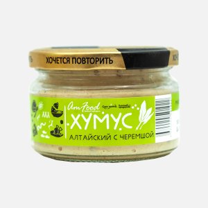 Хумус Полезные продукты Амфуд Алтайский с черемшой ст/б 200г