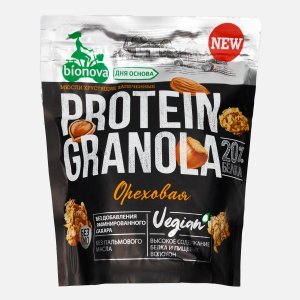 Гранола Бионова Ореховая протеиновая 280г