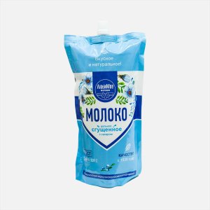 Молоко сгущ ЛюбиМое цельное с сахаром ГОСТ 8.5% дой/пак 650г