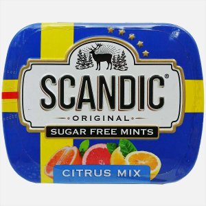 Конфеты Скандик Цитрусовый микс без сахара ж/б 14г