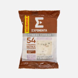 Сыр Экспонента Фитнес Чиз с кунжутом и льном 35% пл/уп 180г