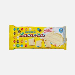 Шоколад Лакаситос белый с драже 100г