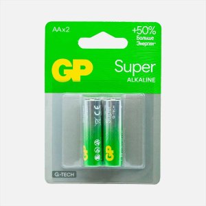 Элемент питания GP Супер Алкалине G-TECH 15А АA 2шт