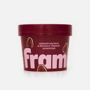 Малина Фрамбини в белом и темном шоколаде заморож 130г