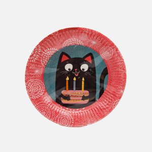 Набор НД Плей тарелок Кошки-2 d180мм 6шт бум 24*20*0,5см 313960