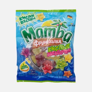 Конфеты Мамба Фрумеладки Кислые звездочки 70г