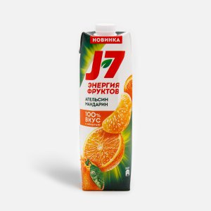 Нектар J-7 Апельсин/мандарин с мякотью т/п 0,97л