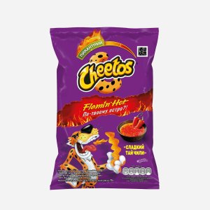 Снеки Читос Флеймин Хот Сладкий Тай Чили кукурузные 70г