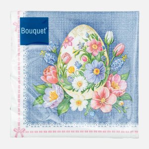 Салфетки Арт Букет Пасхальное яйцо бум 33х33см 3сл 20шт 9512311