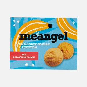 Печенье МиЭнджел банановое с кокосом без сахара 100г