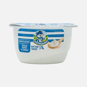 Творог Простоквашино мягкий 5% пл/ст 120г