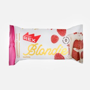 Пирожное Протеин Рекс Блонди малина протеиновое 50г