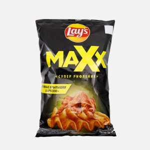 Чипсы Лэйс Макс Куриные крылышки барбекю 110г