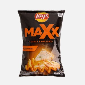 Чипсы Лэйс Макс Пицца 4 сыра 110г 