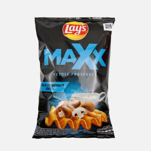 Чипсы Лэйс Макс Грибы в сливочном соусе 110г