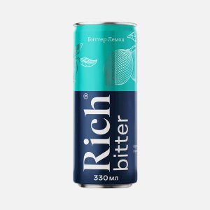 Напиток Рич Биттер Лемон с понижен калорийностью газ ж/б 0,33л