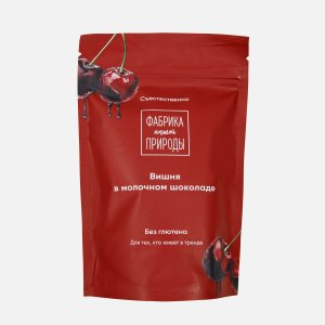 Вишня Фабрика природы в молочном шоколаде 50г