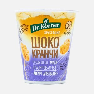 Шококранчи Др Корнер злаковые Апельсиновые с йогуртом глазир 40г