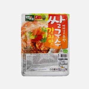 Лапша Баекже Рисовая со вкусом кимчи б/п 92г