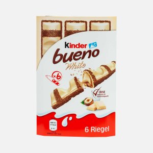 Батончики Киндер Буэно Вайт вафельные 117г