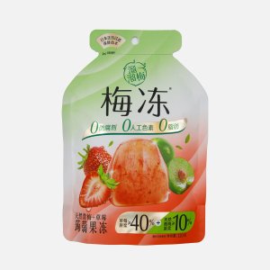 Желе Лиулиумей Зеленая слива и клубника фруктовое 120г