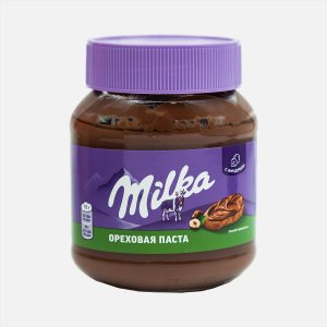 Паста Милка ореховая с добавлением какао ст/б 350г