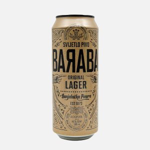 Пиво Бараба Ориджинал Лагер свет фильтр паст 4.2% ж/б 0,5л