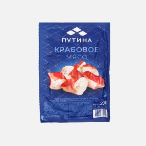Мясо крабовое Путина имитир охл в/у 200г