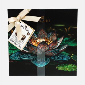 Набор конфет Сокадо Черный лотос ассорти со злаками 200г