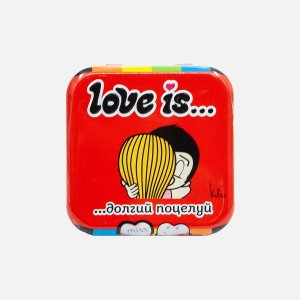 Конфеты Лав Из в форме сердца со вкусом клубники 20г