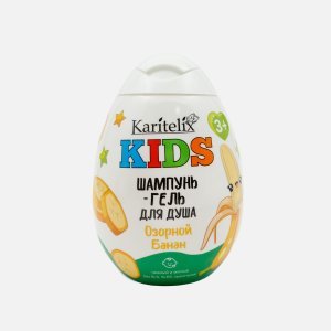 Шампунь-гель д/душа Карителикс Кидс Озорной банан 370мл