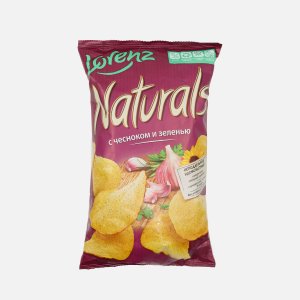 Чипсы Лоренц Нэчрлс с чесноком и зеленью 100г