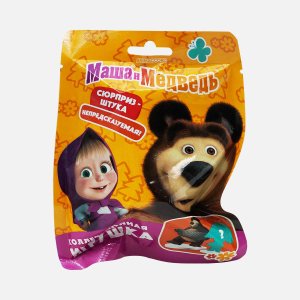 Игрушка Конфитрейд Маша и Медведь в флоупаке пластик 5х12х17см