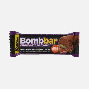 Батончик Бомббар Шоколадный брауни глазированный без сахара 40г