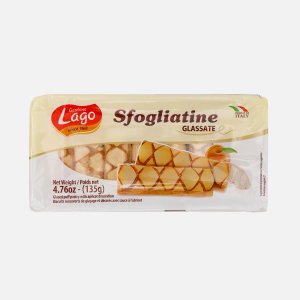 Печенье Гастон Лаго с абрикосовой начинкой слоеное с глазурью 135г