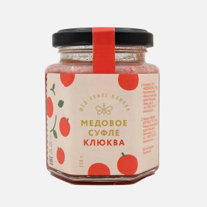 Суфле медовое Медовый дом Клюква ст/б 250г