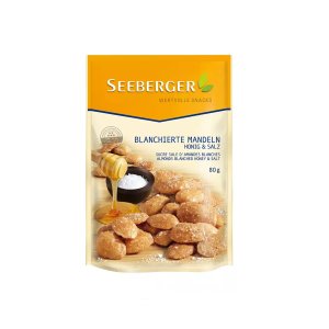 Миндаль Зеебергер жареный с солью и медом 80г