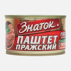 Паштет Знаток Пражский ГОСТ ж/б 230г