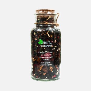 Чай Бифрутби Сокочай черн ананас/вишня/лемонграсс 130г