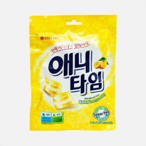 Карамель Лотте Энитайм Лимонная мята леденцовая 60г