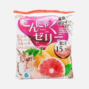 Желе Юкигуни Конняку с нат соком розового грейпфрута 96г