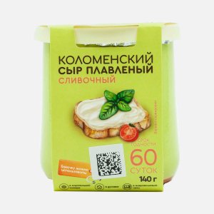 Сыр Коломенский плавленый сливочный 50% 140г